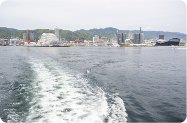 boh boh KOBE 乗船